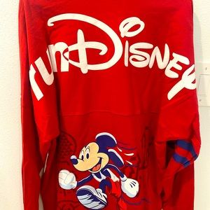 NWT- RunDisney 2021 Marathon Red Spirit Jersey